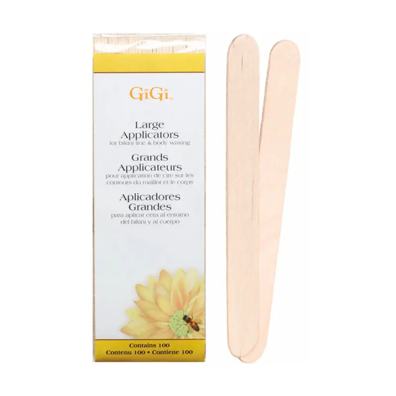 Gigi Large Wax Applicators For Bikini Line And Body Waxing - 100 Count 1