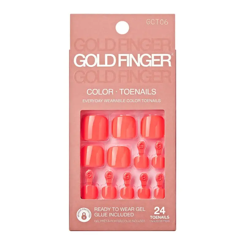 Gold Finger Solid Color Toenails - Story Lines [Gct06] 1