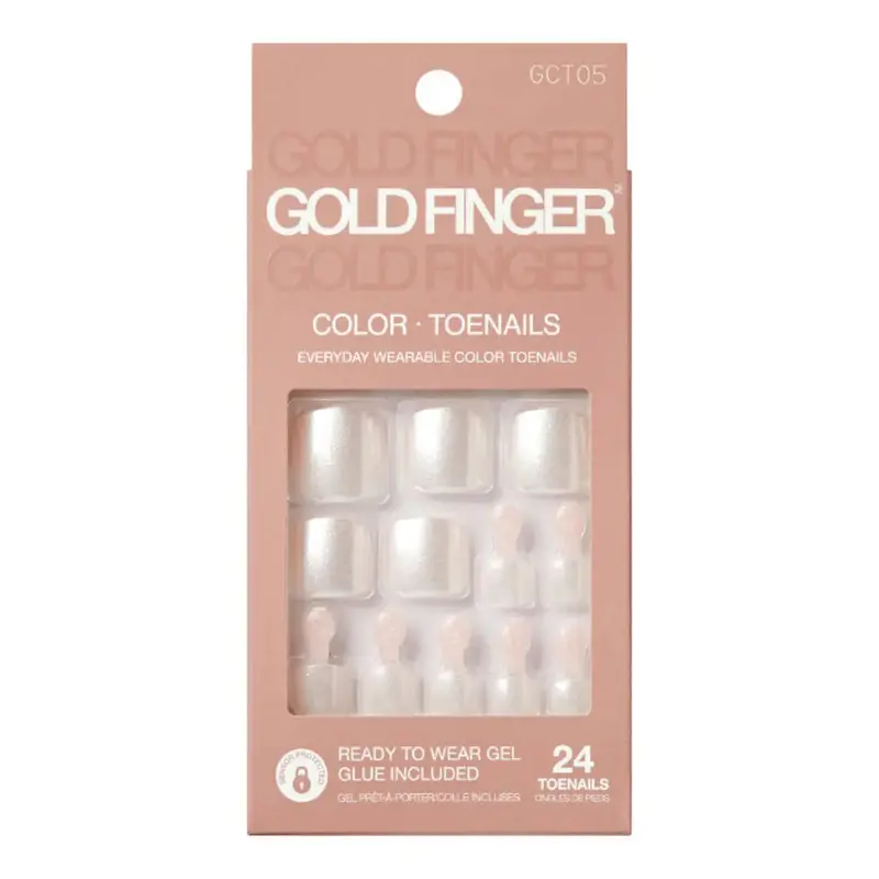 Gold Finger Solid Color Toenails - Wonderstruck 1