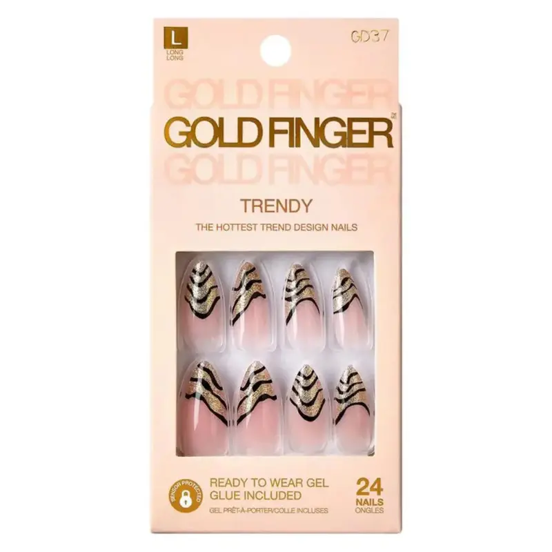 Gold Finger Trendy Nails - Calm & Patient 1
