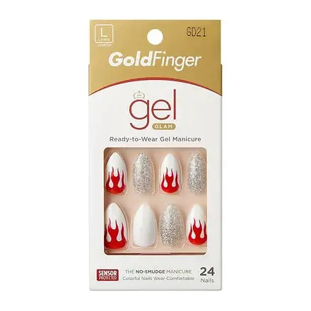 Gold Finger Trendy Nails - Crazy In Love 1