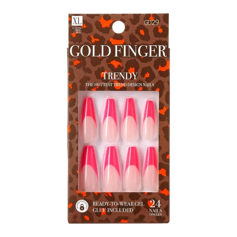 Gold Finger Trendy Nails - Cuteness Overload 1
