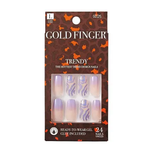 Gold Finger Trendy Nails - Trending 1