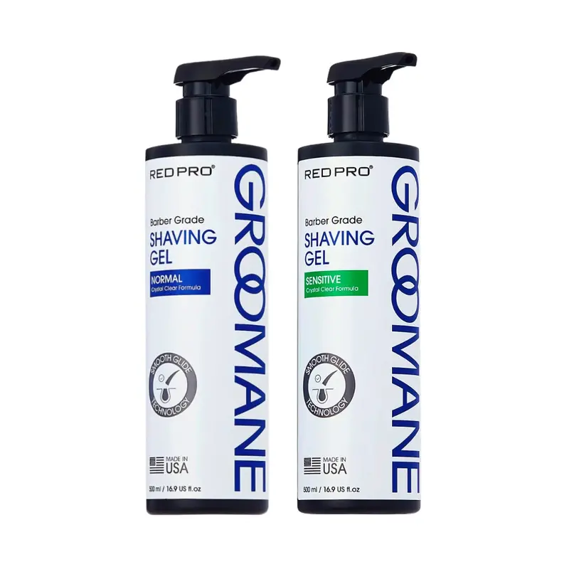 Groomane Barber Grade Shaving Gel – 16.9 Oz | Cooling, Smooth Shave For Men 1