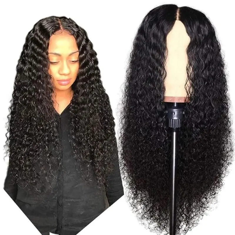 Hair Topic 10A Brazilian Human Hair Full Lace Curl Wig - 24"-26" 1