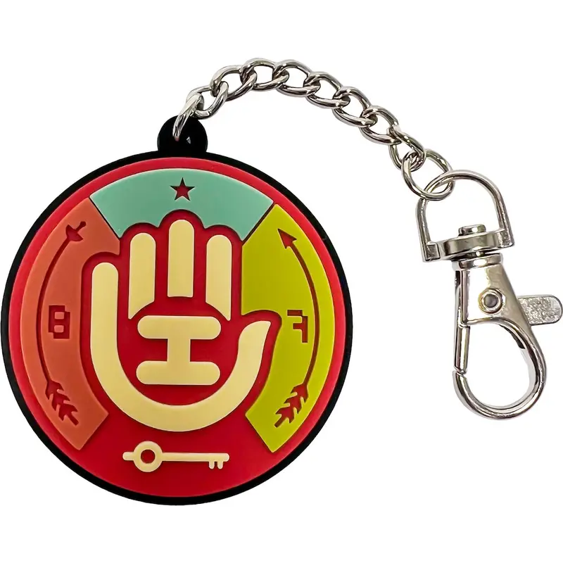 Handeye Supply Co Rubber Keychain 1