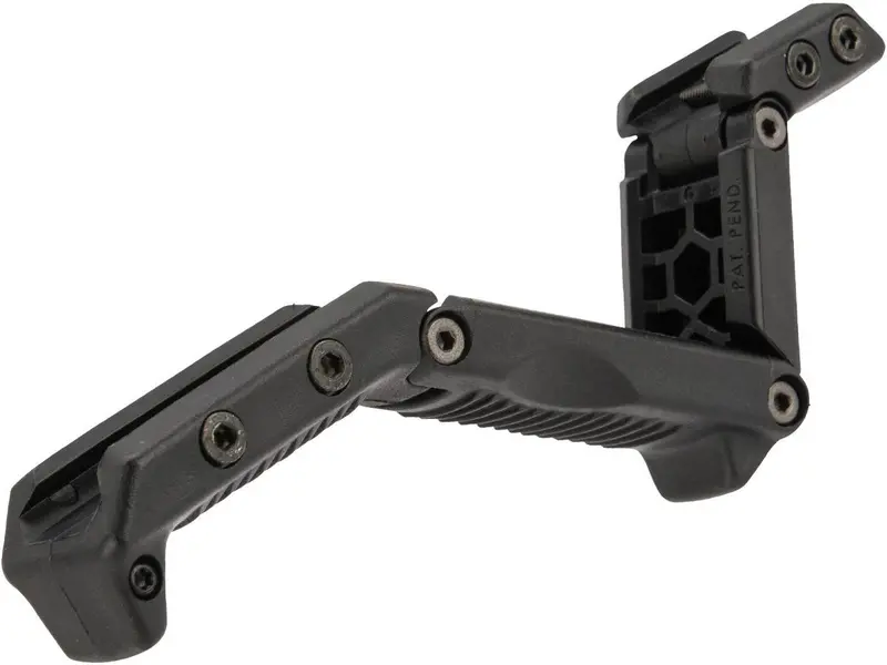 Hera Arms Hfga Adjustable Grip Polymer Angled Grip - Black 1