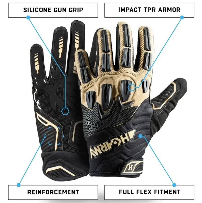 Hk Army Hardline "Armored" Glove (Full Finger) - Tactical 3