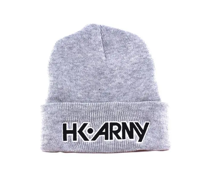 Hk Army Typeface Beanie - Grey 1