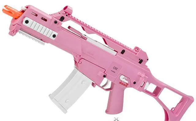 H&K G36c Pink Limited Edition Full Size Metal Gearbox Airsoft Aeg 1