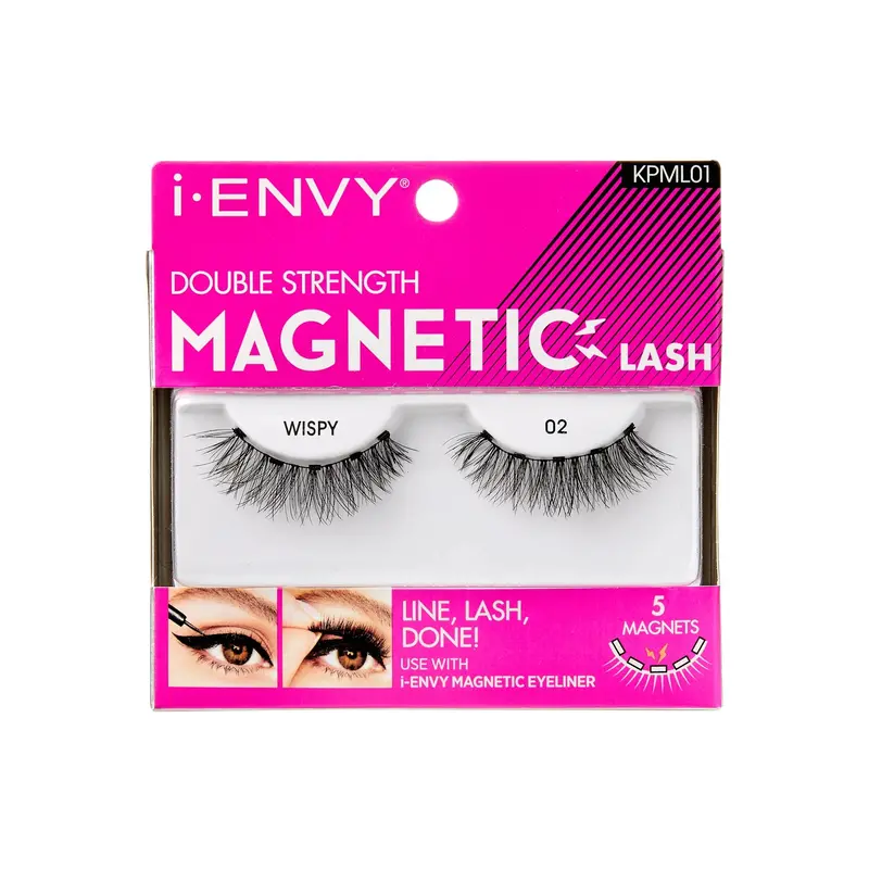 I-Envy Double Strength Magnetic Lashes – 10 Magnet Upgrade | Strong Hold Reusable Magnetic Eyelashes 1