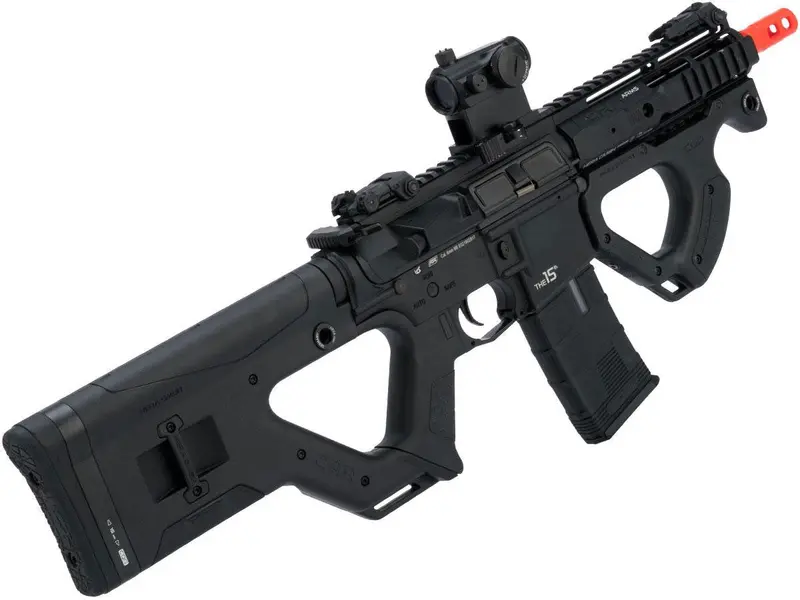 Ics Asg Hera Arms Licensed Cqr M4 Airsoft Aeg Rifle W/ S3 Electronic Trigger - Black 2