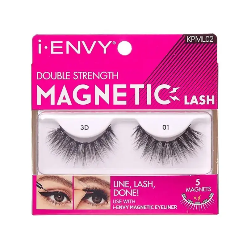 Ienvy Double Strength Magnetic Lashes | Reusable Magnet Lash Strips – Choose Style 1