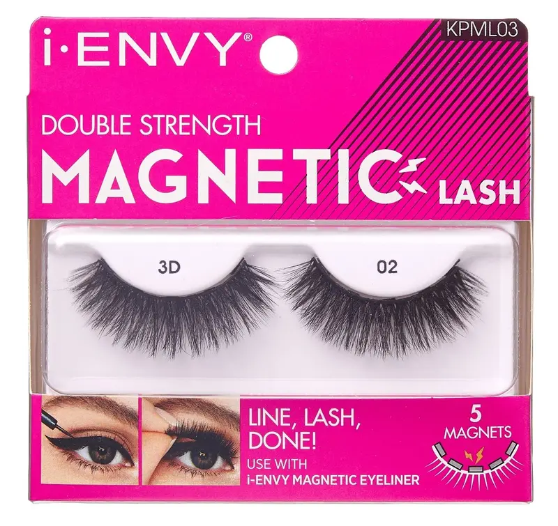 Ienvy Double Strength Magnetic Lashes | Reusable Magnet Lash Strips – Choose Style 2