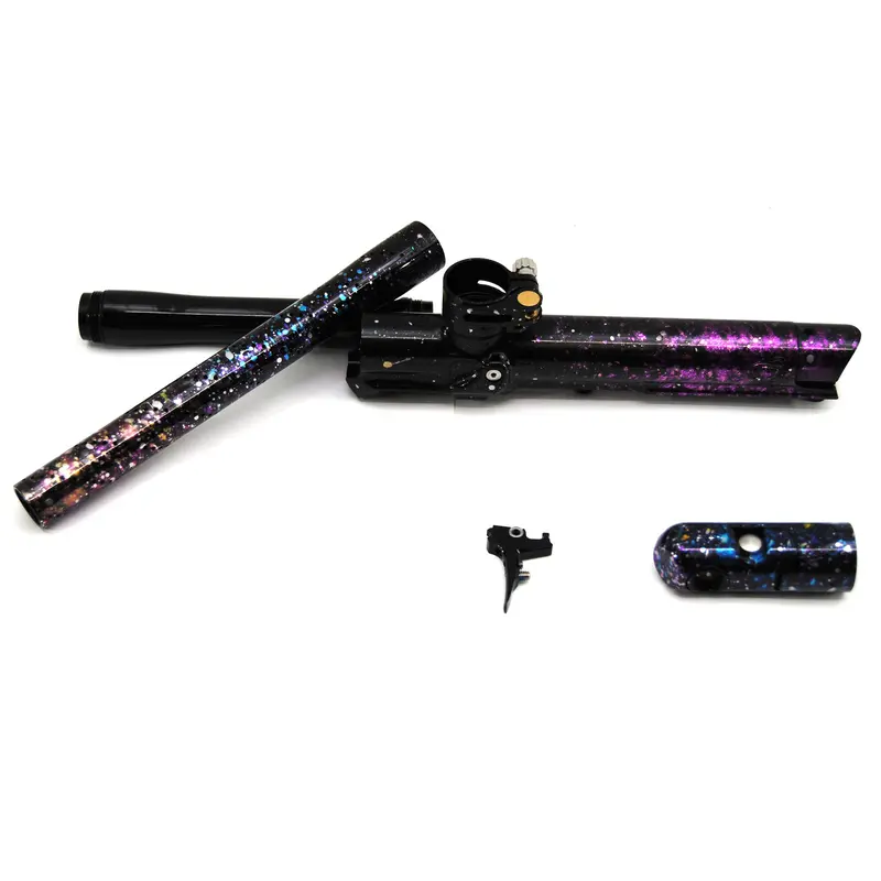 Inception Designs Fle Etha3 & Etha3m Body Kit With Stella Barrel, Fang Trigger And Ez Asa - Gloss Finish, Splash Anodized 1