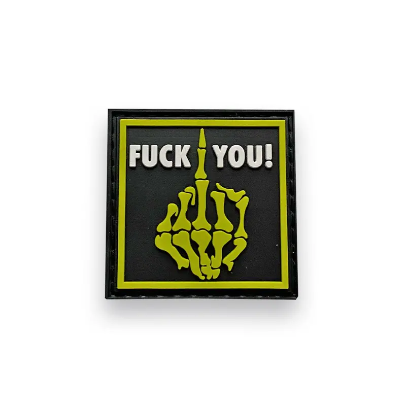 Infamous Paintball Fu Hand Patch - Volt/Black 1