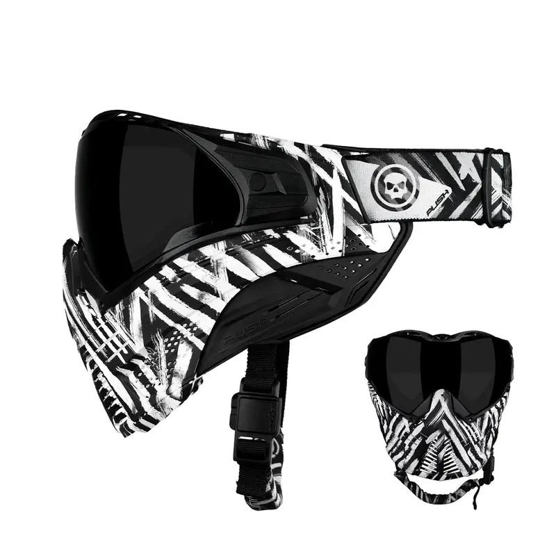 Infamous Paintball Limited Edition Push Unite Goggle - Warpaint / Zebra 1