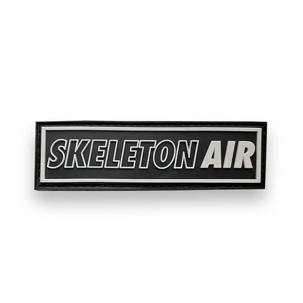 Infamous Paintball Skeleton Air Mid Patch - Black White 1
