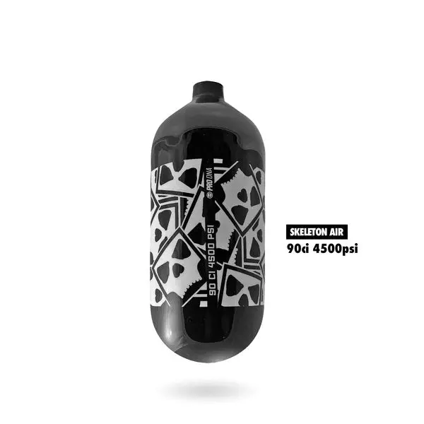 Infamous "Skull Ao Series" 90Ci 4500Psi Hyperlight Air Paintball Tank - (Bottle Only) 1