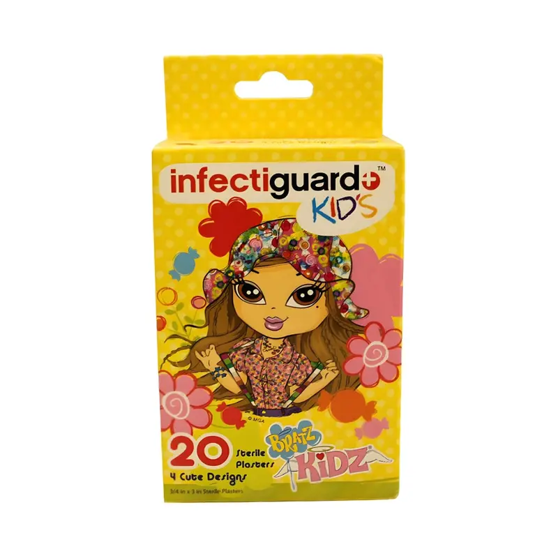 Infectiguard+ Bratz Kids Plasters | 20 Sterile Adhesive Bandages For Cuts & Scrapes 1