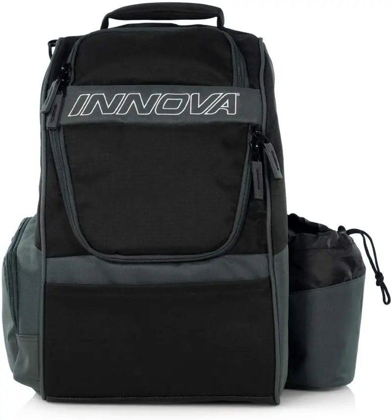 Innova Adventure Disc Golf Backpack - Black/Grey 1