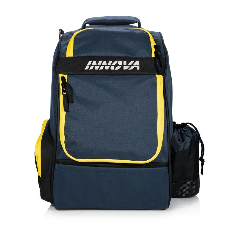 Innova Adventure Disc Golf Backpack - Navy/Yellow 1