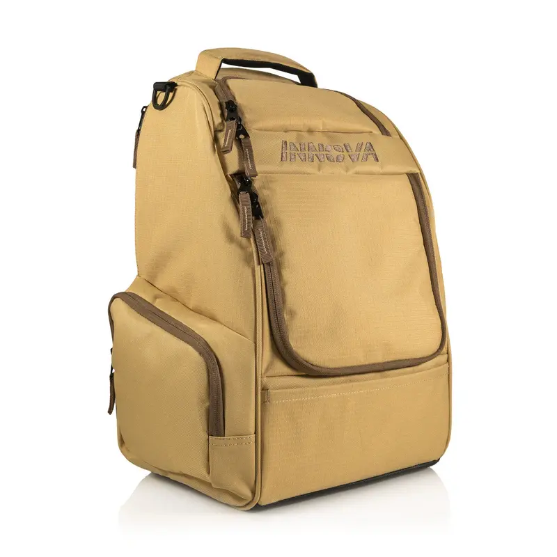 Innova Adventure Disc Golf Backpack - Sand/Coffee 1