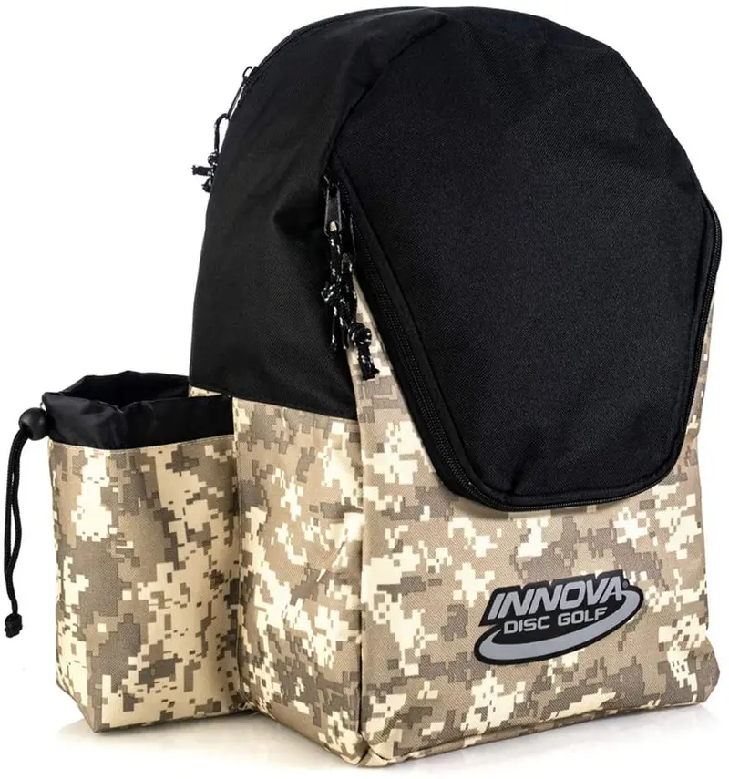 Innova Discover Disc Golf Backpack - Camo/Black 1
