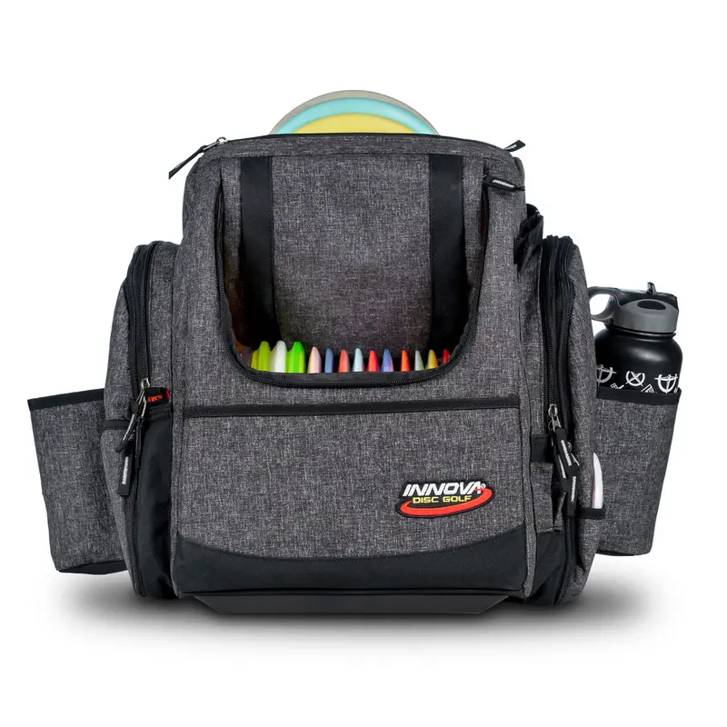 Innova Super Heropack Ii Backpack Disc Golf Bag - Black Heather 1