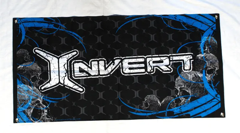 Invert Paintball Banner - Blue 1