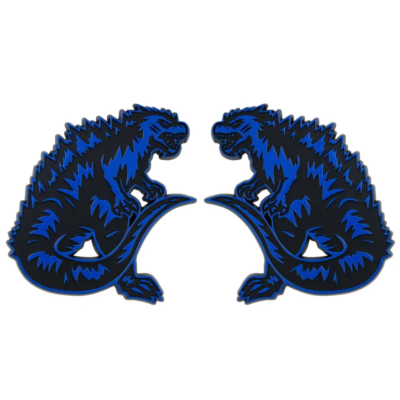 Kaiju Emblem - Left & Right - Blue 1