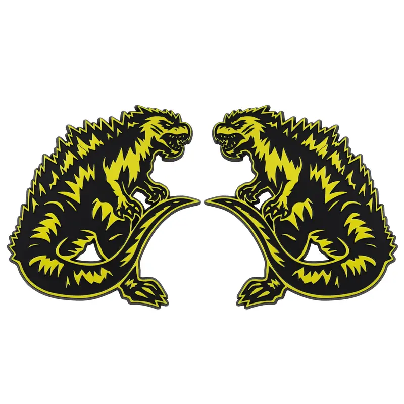 Kaiju Emblem - Left & Right - Yellow 1