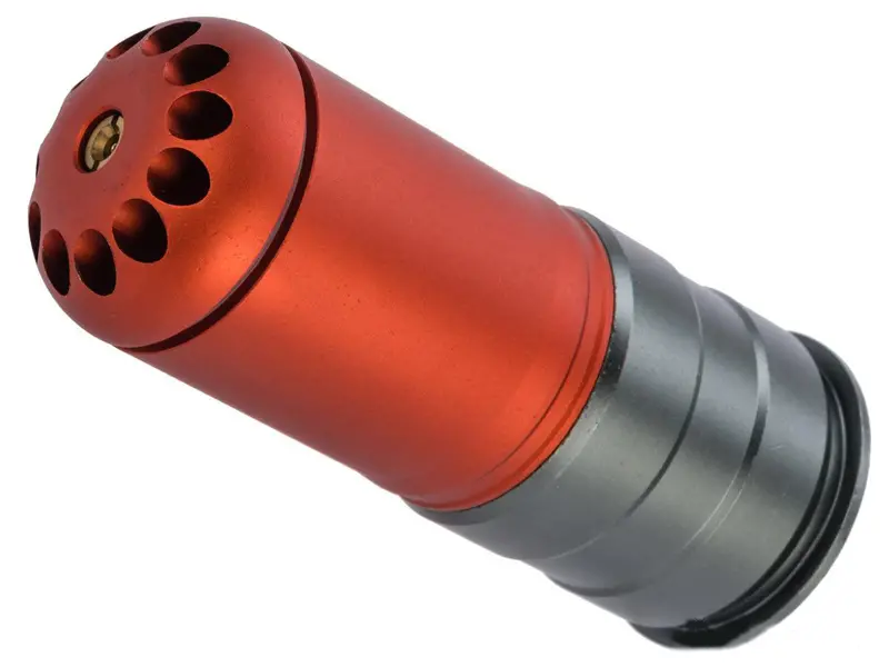 King Arms 120 Round Grenade Version Iii Airsoft 40Mm Grenade - Orange / Silver 1