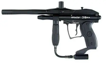 Kingman Spyder Xtra Semi-Auto Paintball Gun - Black 1