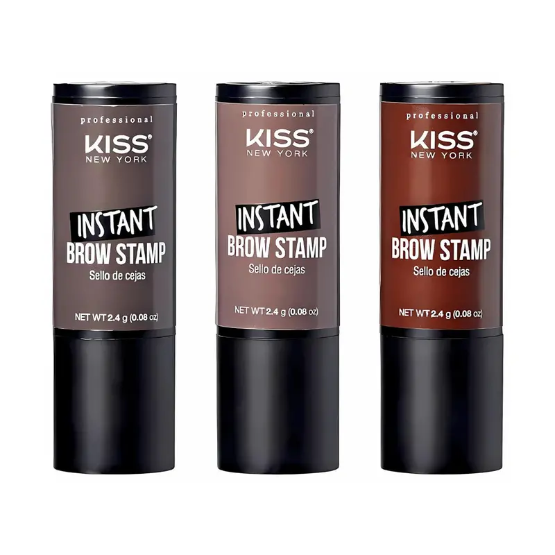 Kiss New York Instant Brown Stamp & Stencil Kit - Choose Color 1