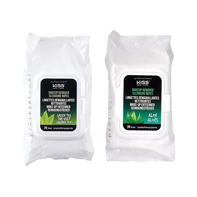 Kiss New York Makeup Remover Cleansing Wipes - Choose Scent 1