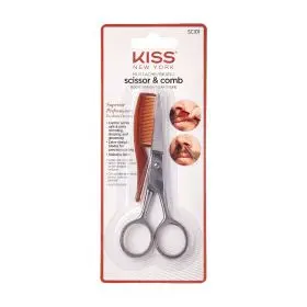 Kiss New York Premium Mustache & Beard Scissor With Comb | Grooming Kit 1