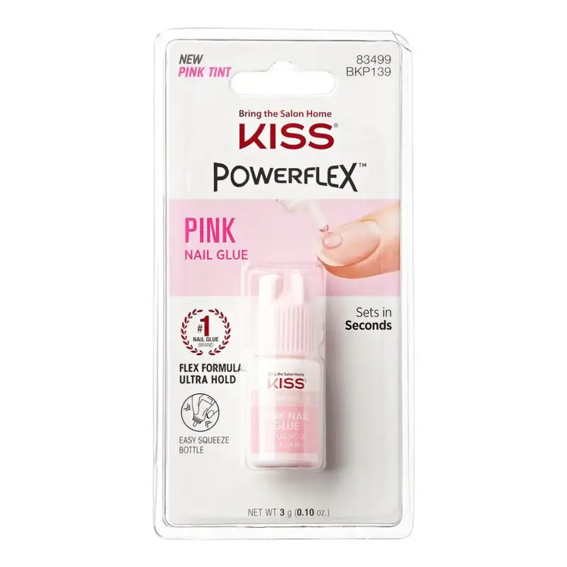 Kiss Powerflex Pink Nail Glue - .10 Oz [Bkp139] 1