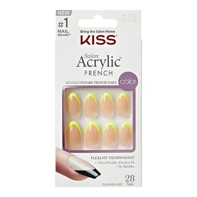 Kiss Salon Acrylic French Color Nails - Hype 1