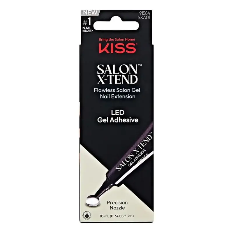 Kiss Salon X-Tend Led Soft Gel Adhesive- .37 Oz 1