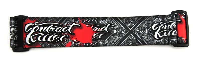 Km Goggle Strap - Contract Killer - Red/Black 1