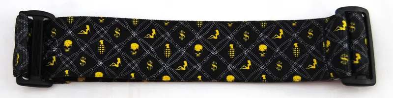 Km Goggle Strap - Nades N' Babes - Black Yellow 1