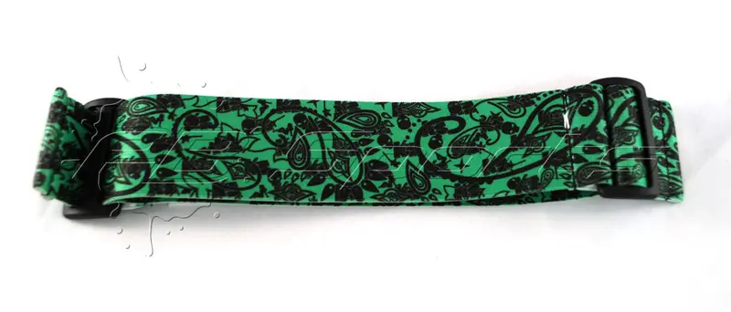 Km Strap - Bandana - Green With Black 1