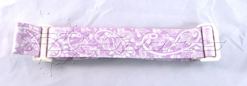 Km Strap - Bandana - Pink With White 1