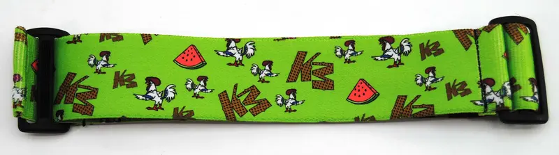 Km Strap - Chicken, Watermelon, & Waffles - Prototype Green 1
