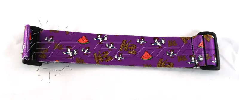 Km Strap - Chicken, Watermelon, & Waffles - Prototype - Purple 1