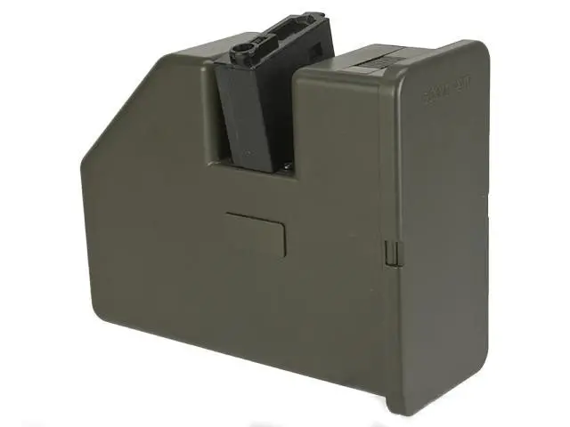 Krytac Aeg Lmg 3500 Round Electric Winding Airsoft Box Magazine 1