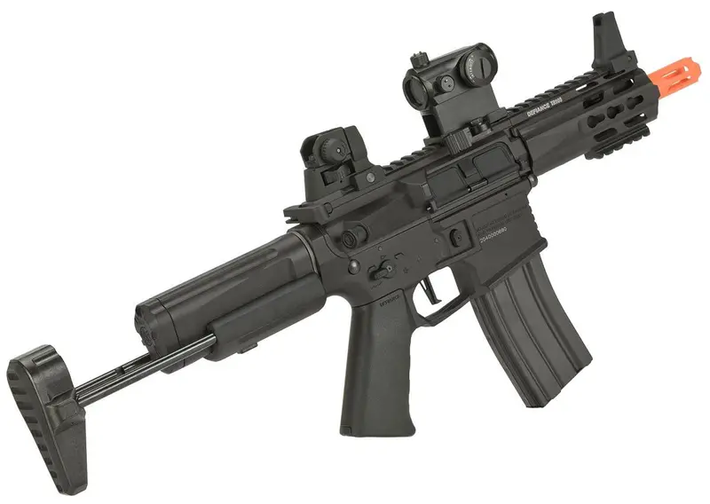 Krytac Full Metal Trident Mkii Pdw Airsoft Aeg Rifle - Black 1