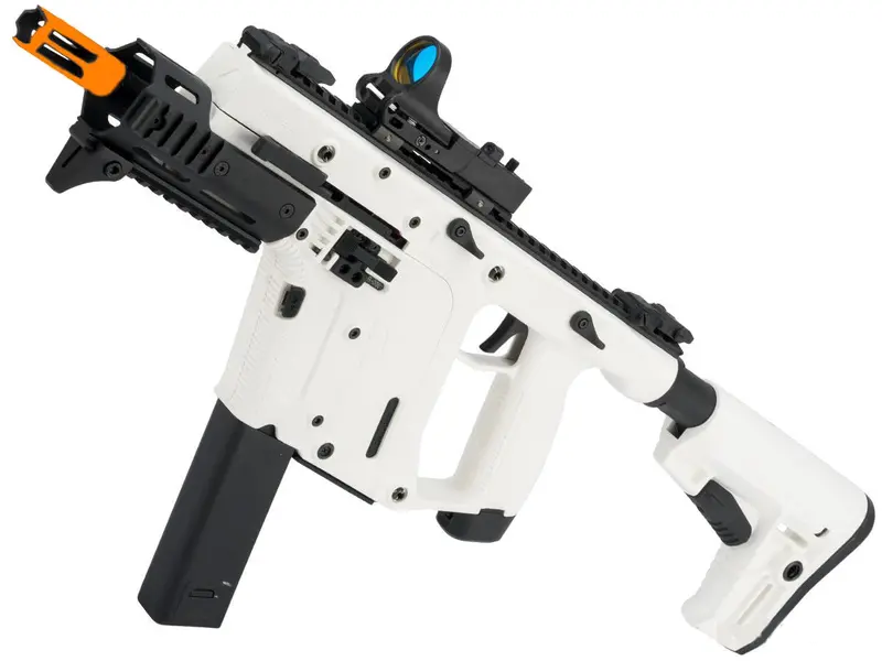 Krytac Usa Limited Edition "Alpine White" Kriss Vector Airsoft Smg - White/Black 1