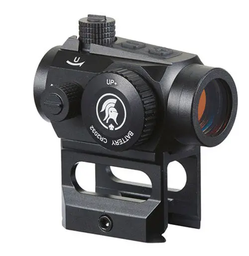 Lancer Tactical 2 Moa Micro Red Dot Sight With Riser Mount - Black 1
